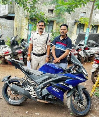 बाइक चोरी का आरोपी पकड़ाया