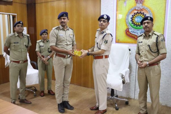 गुजरात पुलिस टीम ने किया राजनांदगांव रेंज का भ्रमण