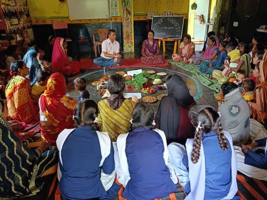 राष्ट्रीय पोषण माह:  ग्रामीण-शहरी आंगनबाड़ी केंद्रों में कई आयोजन