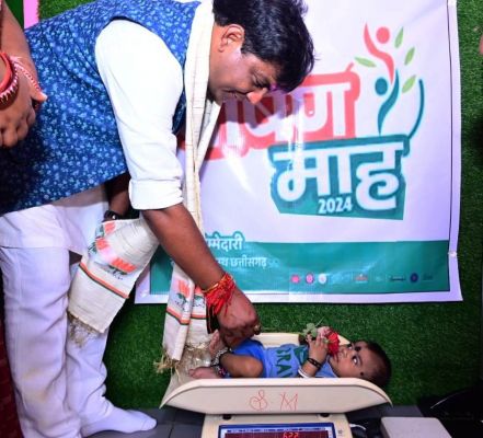 विधायक ने जिला स्तरीय वजन त्यौहार का किया शुभारम्भ