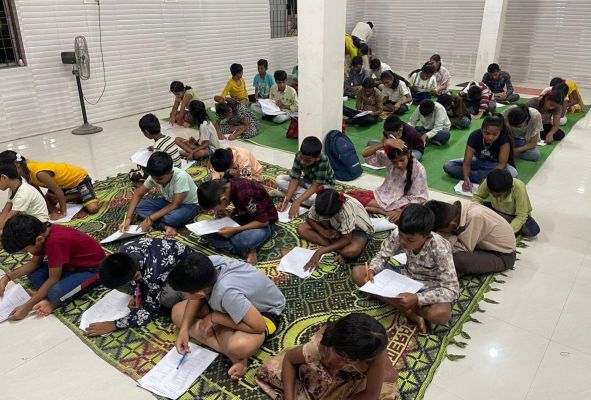 गणेशोत्सव पर सामान्य ज्ञान प्रतियोगिता  बच्चों ने बढ़-चढक़र लिया हिस्सा