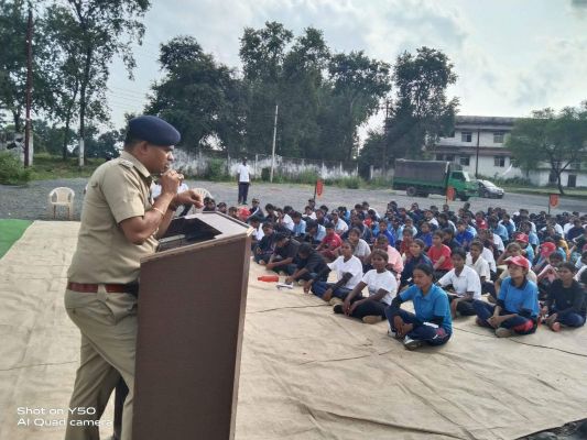 डीएसपी ने एनसीसी कैडेट्स को बताए यातायात नियम