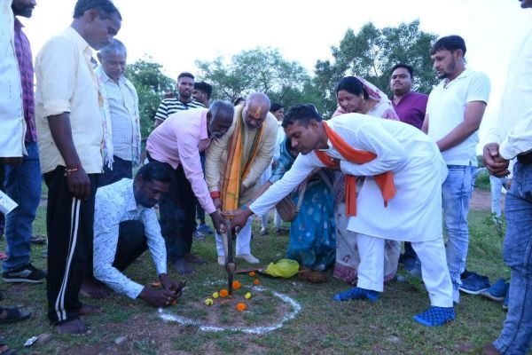 विधायक ने किया विकास कार्यों का भूमिपूजन