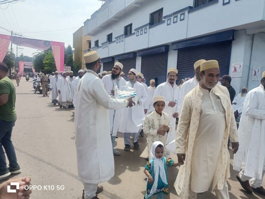 पैगम्बर मोहम्मद का जन्मदिन बोहरा समाज ने निकाला जुलूस