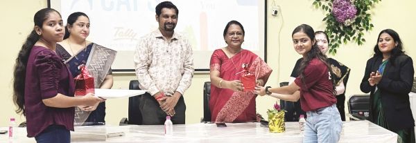 दूधाधारी महाविद्यालय मेें कामर्स की छात्राओं को टैली प्रशिक्षण