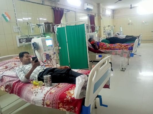  किडनी मरीजों को नि:शुल्क डायलिसिस से मिल रही राहत