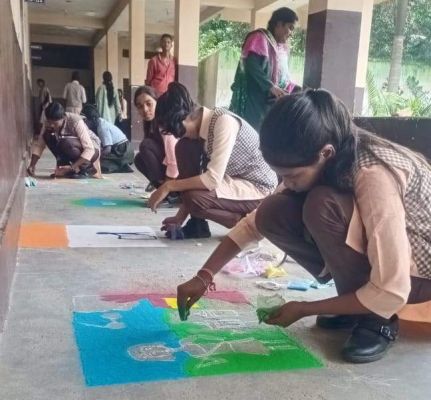 स्वच्छता ही सेवा अभियान, रंगोली-निबंध स्पर्धा