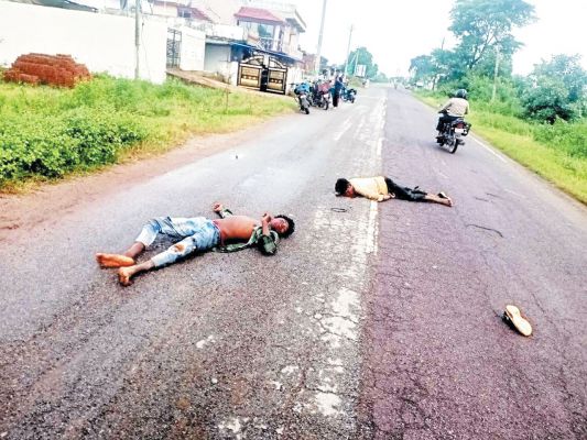 दो बाइक भिड़ीं, 2 गंभीर 