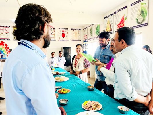 नेशनल न्यूट्रिशन वीक में मिलेट फूड्स स्पर्धा