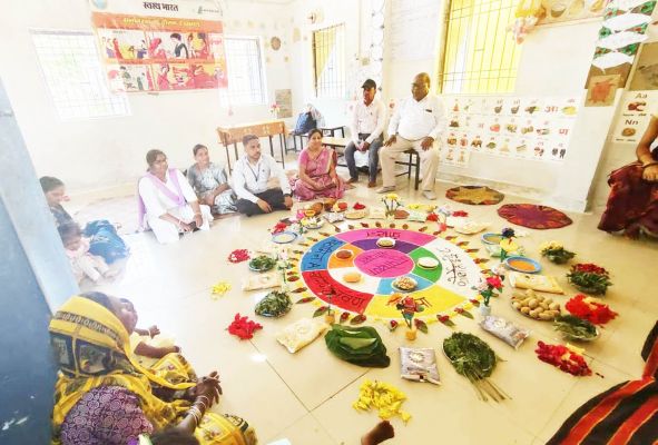 राष्ट्रीय पोषण माह: आंगनबाड़ी केंद्रों में हो रहे विविध आयोजन
