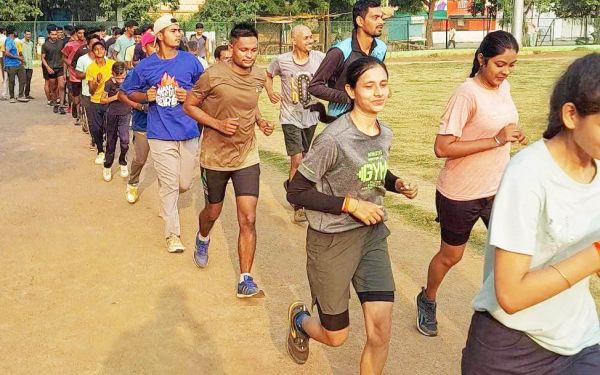 स्वच्छता ही सेवा पखवाड़े  में मैराथन दौड़ 