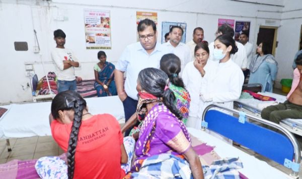 कलेक्टर ने 10 दिन के भीतर दूसरी बार किया जिला अस्पताल का निरीक्षण