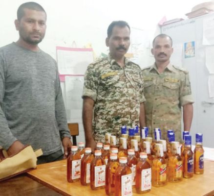   शराब तस्करी एक गिरफ्तार