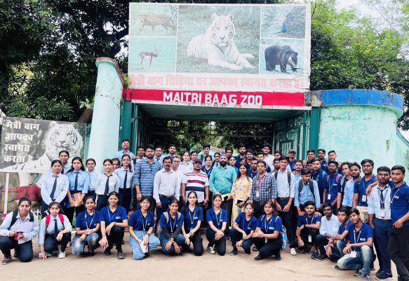 भारती विवि के फॉरेंसिक साइंस विभाग के विद्यार्थियों का शैक्षणिक भ्रमण 