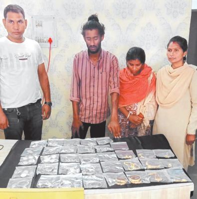 माना में 15 लाख की चोरी, पत्नी गिरफ्तार, पति फरार