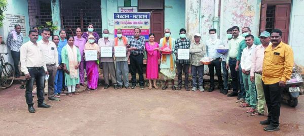 बीएमओ, डॉक्टर सहित स्वा. कर्मचारी बने निक्ष्य मित्र, दिया पोषण में सहयोग