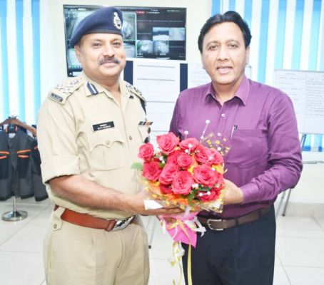 डीआईजी ने एनटीपीसी  लारा का किया दौरा 