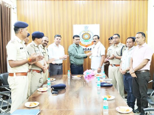 सेवानिवृत्त एएसआई का सम्मान