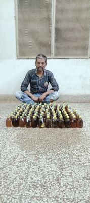 अवैध शराब जब्त, आरोपी गिरफ्तार