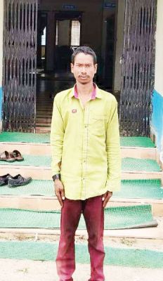 जमीन बटवारा- विवाद, दांत से काटने वाला बेटा गिरफ्तार