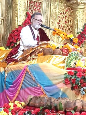 धर्म सेवा क्षेत्र में योगदान के लिए भागवताचार्य पं. गोस्वामी का होगा सम्मान