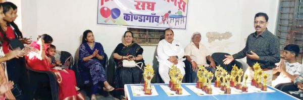 मानसून लीग टेबल टेनिस टूर्नामेंट का पुरस्कार वितरण समारोह