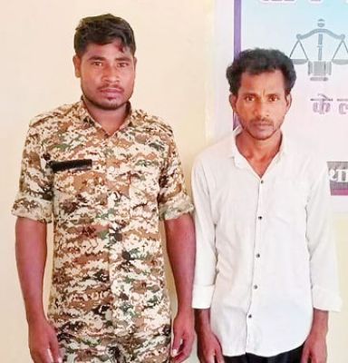 2 लाख का ईनामी नक्सली गिरफ्तार