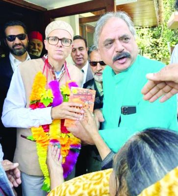 फारूख, उमर अब्दुल्ला को शिव ग्वालानी ने दी बधाई