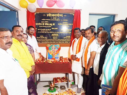 लफंदी में पंचायत भवन उद्घाटित