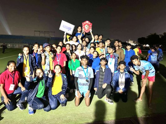 संभाग स्तरीय खेलकूद स्पर्धा में एकलव्य विद्यालय भोरिंग द्वितीय