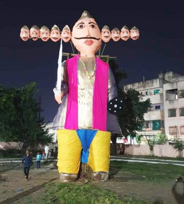 लखोली में 51 फीट रावण पुतले का होगा दहन