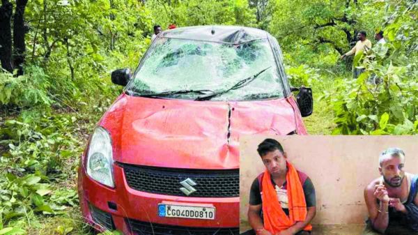 कार से चीतल का मांस जब्त, दो आरोपी गिरफ्तार