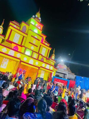 धूमधाम से मना दशहरा,  50 फीट ऊंचे रावण का दहन