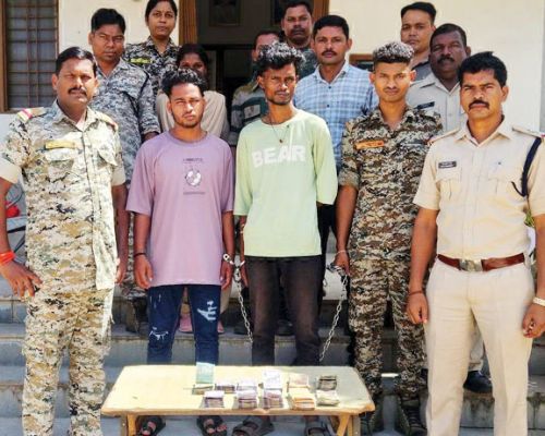  चोरी के दो आरोपी गिरफ्तार