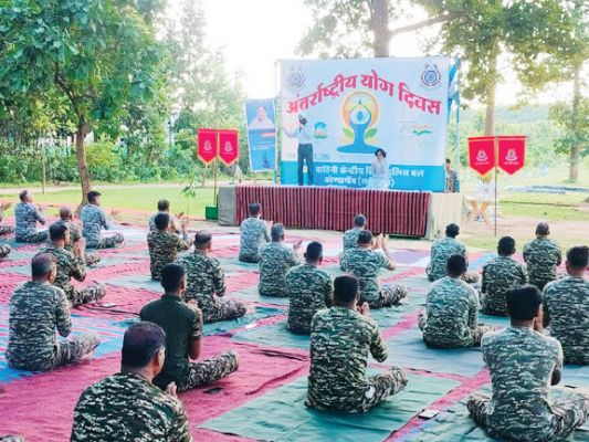 188 बटालियन सीआरपीएफ द्वारा अमृता मेडिटेशन