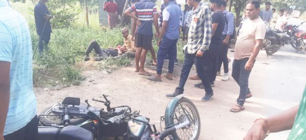 बाइकें भिड़ीं, 2 घायल