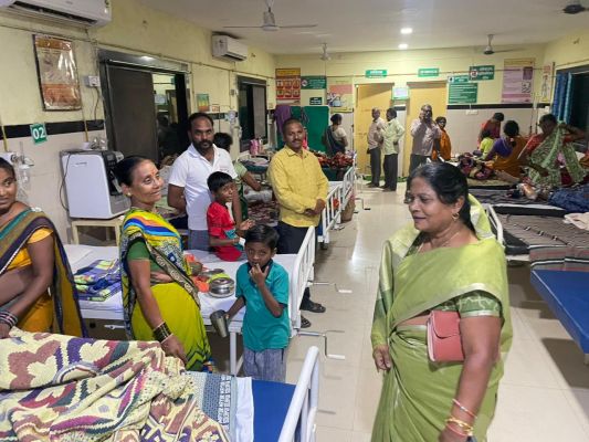 जनपद अध्यक्ष ने किया सिविल अस्पताल का निरीक्षण
