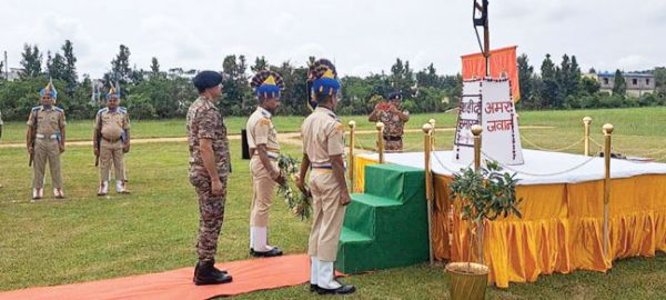 188 बटालियन सीआरपीएफ ने पुलिस स्मृति दिवस मनाया