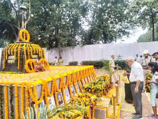 पुलिस स्मृति दिवस: शहीदों को स्मरण कर दी श्रद्धांजलि
