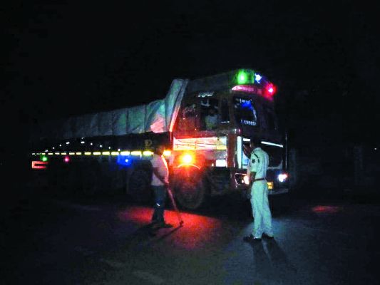 जिलेभर में पुलिस ने चलाया चेकिंग अभियान