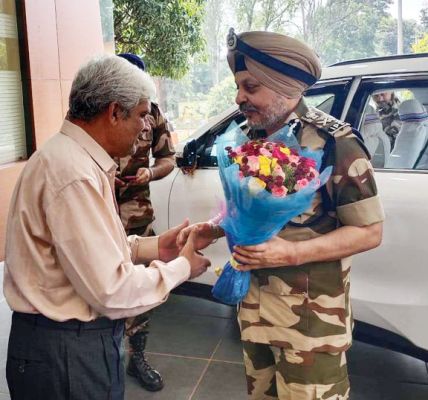 सीआईएसएफ महानिदेशक राजविंदर सिंह भट्टी बचेली-किरंदुल दौरे पर