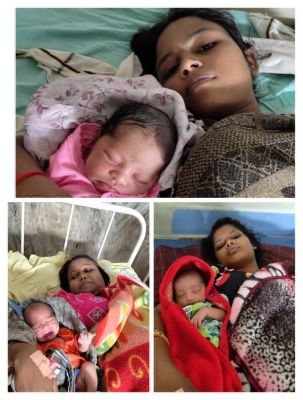 जिला अस्पताल में एक दिन में 3 प्रसव 