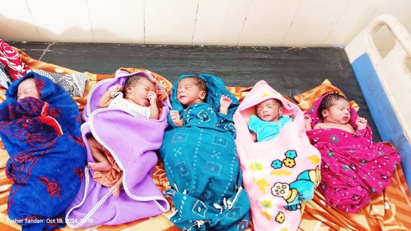 पीएचसी रिसदा में एक दिन में 8 प्रसव, सभी शिशु व माताएं स्वस्थ