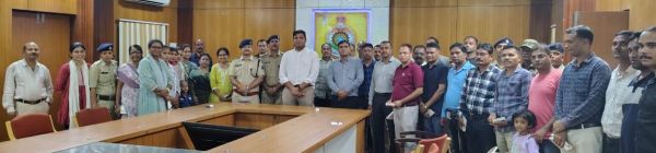 एसपी ने स्टॉफ को दी शुभकामनाएं