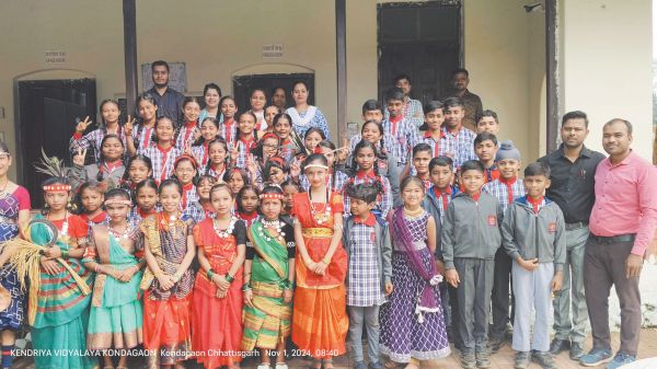 केंद्रीय विद्यालय में छत्तीसगढ़ स्थापना दिवस समारोह, कई आयोजन