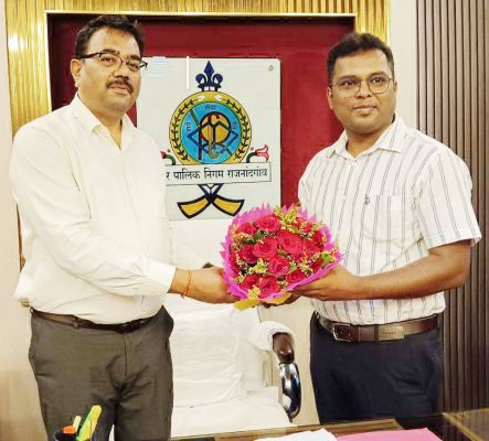 नांदगांव नगर निगम के नए आयुक्त ने सम्हाला पदभार