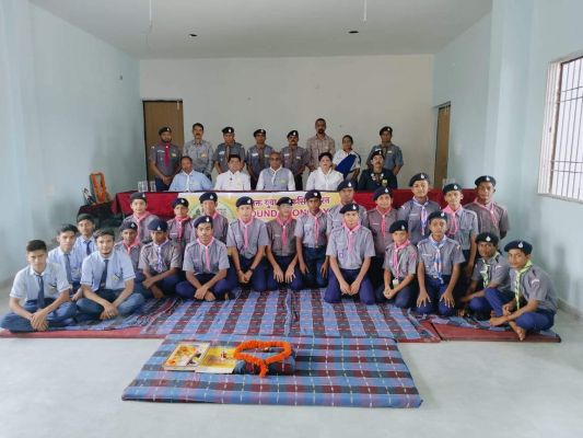 भारत स्काउट्स-गाइड्स का स्थापना दिवस मना