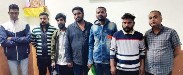  जुआ खेल रहे 7 आरोपी  गिरफ्तार