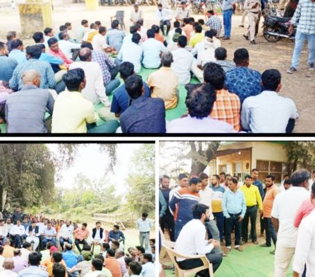 वेतन वृद्धि की मांग, न्यूविको विस्टा सीमेंट प्लांट में कर्मियों की हड़ताल- चक्काजाम