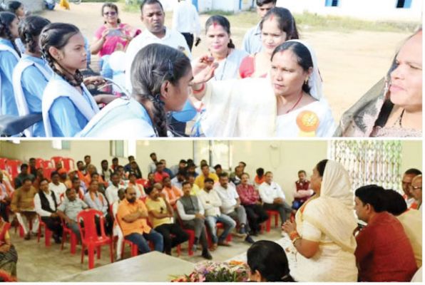 विधायक शकुंतला सिंह पोर्ते विभिन्न कार्यक्रम में हुईं शामिल